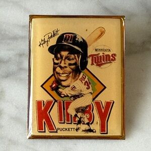 Kirby Puckett Minnesota Twins Plaque with Gold Accents